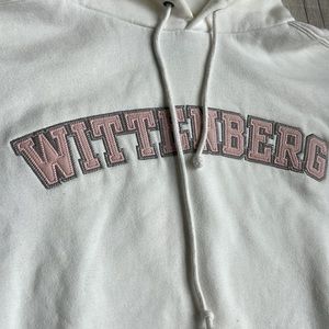 Wittenberg Tigers Hoodie Women’s Small White‎ Pullover Sweatshirt Jansport
